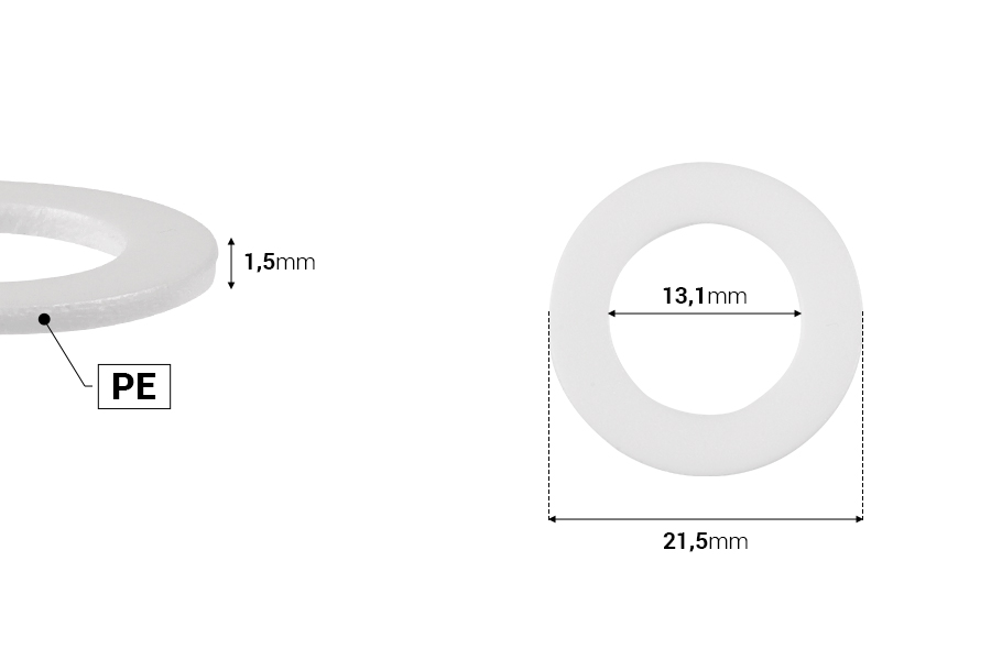 Zaptivka za PP24 pumpice debljine 1,5mm - pogodna za pumpice sa šifrom 20-3554-dimenzije_slike