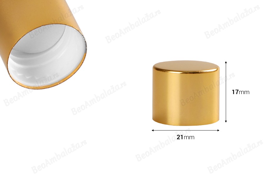 Plastični zatvarač PP18 sa aluminijumskim premazom u 3 boje-dimenzije_slike