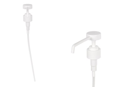 Plastična bela pumpica 28/410 sa sigurnosnim mehanizmom-slika_proizvoda