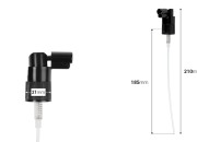 Plastični crni sprej 18/410 sa sigurnosnim mehanizmom-dimenzije_slike