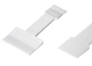 Plastična bela spatula za kremu 71 mm - 24 kom Plastična bela spatula za kremu 71 mm - 24 kom