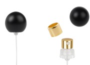 Sprej sa crnim mat okruglim (malim) poklopcem za parfemske bočice sa sigurnosnim Crimp zatvaranjem od 15 mm-slika_proizvoda