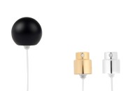 Sprej sa crnim mat okruglim (velikim) poklopcem za parfemske bočice sa sigurnosnim Crimp zatvaranjem od 15 mm-slika_proizvoda