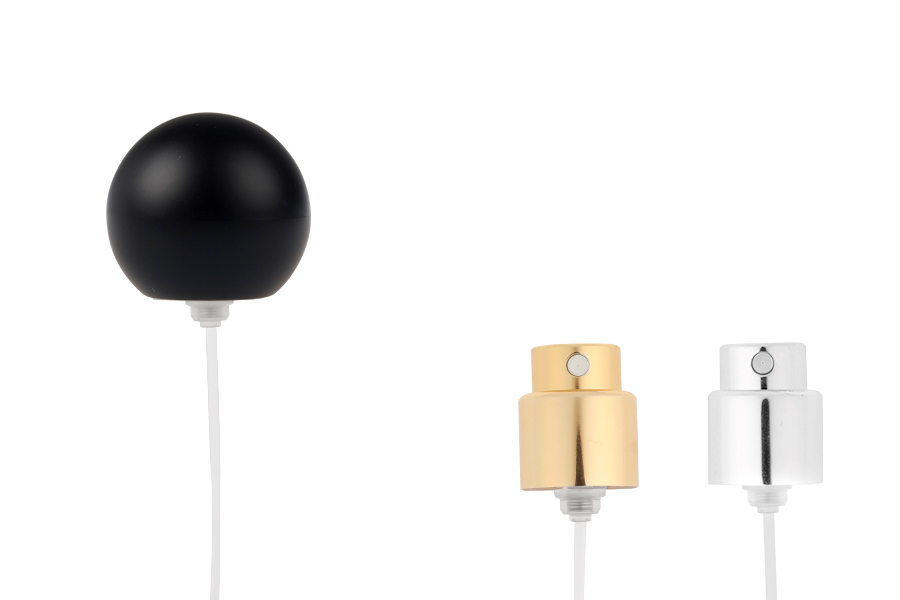 Sprej sa crnim mat okruglim (velikim) poklopcem za parfemske bočice sa sigurnosnim Crimp zatvaranjem od 15 mm-slika_proizvoda