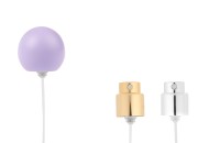 Sprej sa ljubičastim mat okruglim (malim) poklopcem za parfemske bočice sa sigurnosnim Crimp zatvaranjem od 15 mm-slika_proizvoda