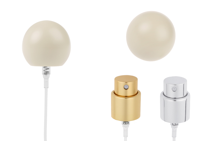 Set - aluminijumski sprej i bež okrugli zatvarač (mali) za bočice sa grlom 15/400-slika_proizvoda