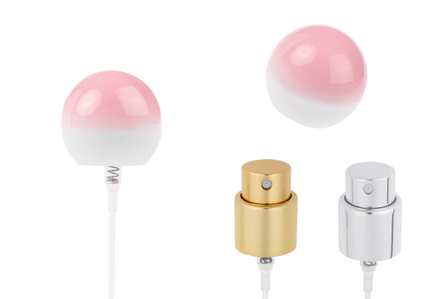 Set - aluminijumski sprej i roze okrugli zatvarač (mali) za bočice sa grlom 15/400-slika_proizvoda