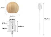 Set - aluminijumski sprej i zeleni okrugli zatvarač (mali) za bočice sa grlom 15/400-dimenzije_slike