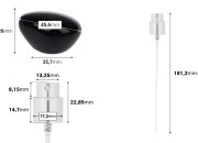 Set - aluminijumski sprej i zeleni okrugli zatvarač (mali) za bočice sa grlom 15/400-dimenzije_slike