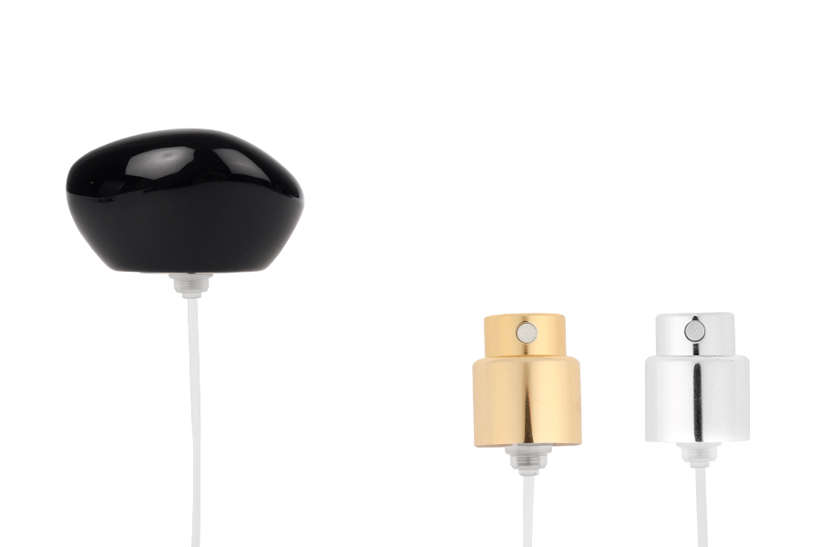 Sprej sa luksuznim crnim poklopcem za parfemske bočice sa sigurnosnim Crimp zatvaranjem od 15 mm-slika_proizvoda