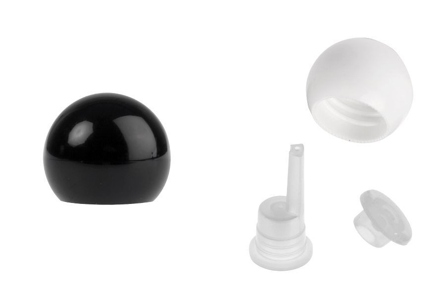 Plastični zatvarač sa čepom i regulatorom protoka za bočice za etarska ulja PP18 - 50 kom-slika_proizvoda