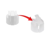 Plastični sigurnosni zatvarač za doziranje za bočice sa grlom od 20 mm - 50 kom-grupa_slika