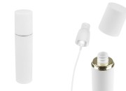 Bela MAT bočica od 100mL sa srebrnom ili zlatnom linijom, sa sprejom i belim MAT zatvaračem Bela MAT bočica od 100mL sa srebrnom ili zlatnom linijom, sa sprejom i belim MAT zatvaračem-slika_proizvoda