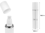 Bela MAT bočica od 100mL sa srebrnom ili zlatnom linijom, sa sprejom i belim MAT zatvaračem Bela MAT bočica od 100mL sa srebrnom ili zlatnom linijom, sa sprejom i belim MAT zatvaračem-dimenzije_slike