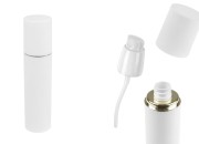 Bela MAT bočica od 100mL sa srebrnom ili zlatnom linijom, sa pumpicom za kreme i belim MAT zatvaračem Bela MAT bočica od 100mL sa srebrnom ili zlatnom linijom, sa pumpicom za kreme i belim MAT zatvaračem-slika_proizvoda