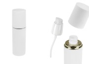 Bela MAT bočica od 50mL sa srebrnom ili zlatnom linijom, sa pumpicom za kreme i belim MAT zatvaračem Bela MAT bočica od 50mL sa srebrnom ili zlatnom linijom, sa pumpicom za kreme i belim MAT zatvaračem-slika_proizvoda