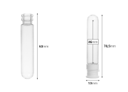 Staklena bočica 5mL sa plastičnim zatvaračem - 25 kom-dimenzije_slike