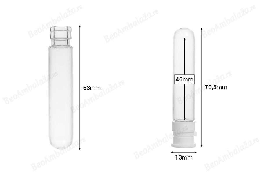 Staklena bočica 5mL sa plastičnim zatvaračem - 25 kom-dimenzije_slike