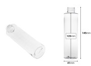PET providna ili bela flašica 150mL (PP24), bez zatvarača - 12 kom-dimenzije_slike