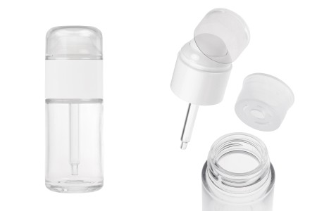 Plastična (PETG) bočica u providnoj boji od 30 mL sa pipetom i providnim poklopcem-slika_proizvoda