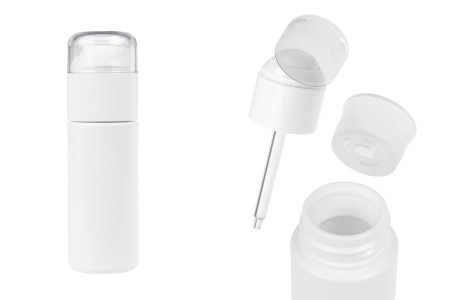 Plastična (PETG) bočica u providnoj boji od 50 mL sa pipetom i providnim poklopcem-slika_proizvoda