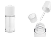 Plastična (PETG) bočica od 30 mL sa belom pipetom sa dugmetom i drenažnim elementom-slika_proizvoda