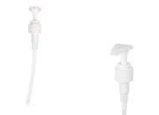 Plastična bela pumpica 24/410 sa zaštitnim mehanizmom-slika_proizvoda
