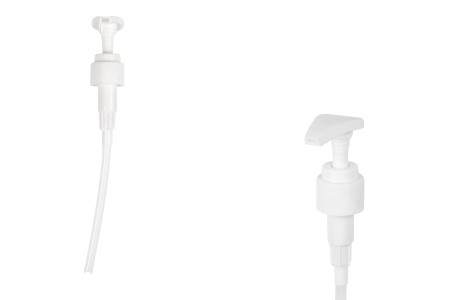 Plastična bela pumpica 24/410 sa zaštitnim mehanizmom-slika_proizvoda