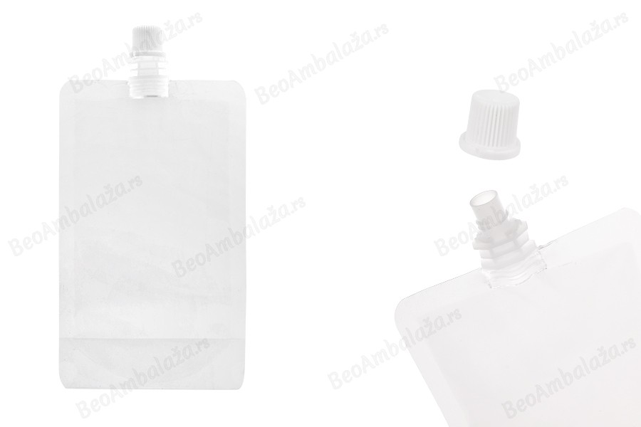 Providna DoyPack kesica za tečnost od 250ml sa belim plastičnim zatvaračem – 50 kom-slika_proizvoda
