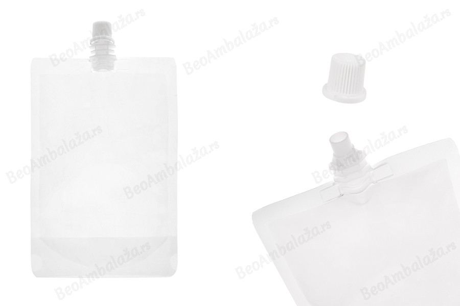 Providna DoyPack kesica za tečnost od 380ml sa belim plastičnim zatvaračem – 50 kom-slika_proizvoda