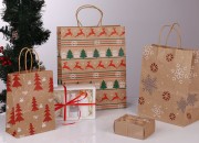 Božićne papirne poklon kese dimenzija 260x120x320 mm sa ručkom - 12 kom-grupa_slika