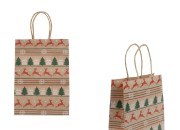 Božićne papirne poklon kese dimenzija 150x75x210 mm sa ručkom - 12 kom-slika_proizvoda