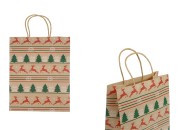 Božićne papirne poklon kese dimenzija 210x110x270 mm sa ručkom - 12 kom-slika_proizvoda