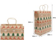Božićne papirne poklon kese dimenzija 260x120x320 mm sa ručkom - 12 kom-dimenzije_slike