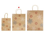 Božićne papirne poklon kese dimenzija 210x110x270 mm, sa ručkom - 12 kom-grupa_slika