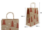 Božićne papirne poklon kese dimenzija 260x120x320 mm, sa ručkom - 12 kom-dimenzije_slike