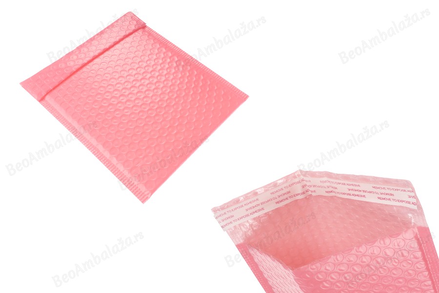 Roze mat koverta sa pucketavom folijom 16x19,5cm - 10 kom-slika_proizvoda