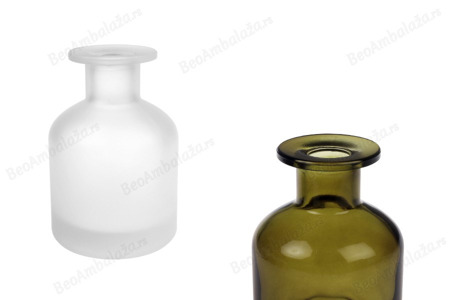 Staklena flašica 150 mL, peskirana ili maslinasto zelene boje-slika_proizvoda