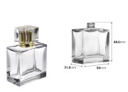 Staklena bočica za parfeme 50mL (15/400) pravougaonog oblika Staklena bočica za parfeme 50mL (15/400) pravougaonog oblika