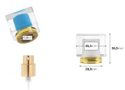 Set - zlatni sprej 15/400 sa akrilnim zatvaračem u više boja