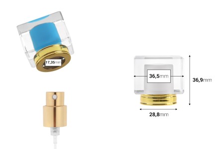 Set - zlatni sprej 15/400 sa akrilnim zatvaračem u više boja-dimenzije_slike