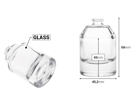 Luksuzna parfemska bočica 30 mL sa sigurnosnim Crimp zatvaranjem od 15 mm-dimenzije_slike