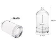 Staklena cilindrična bočica za parfem 100mL sa grlom 15/400-dimenzije_slike