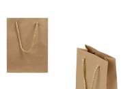 Papirna braon poklon kesa sa uvijenom ručkom 150x60x200mm - 12 kom-slika_proizvoda