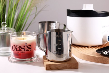 Posuda od nerđajućeg čelika (Inox) sa menzurom i drškom 550mL-grupa_slika