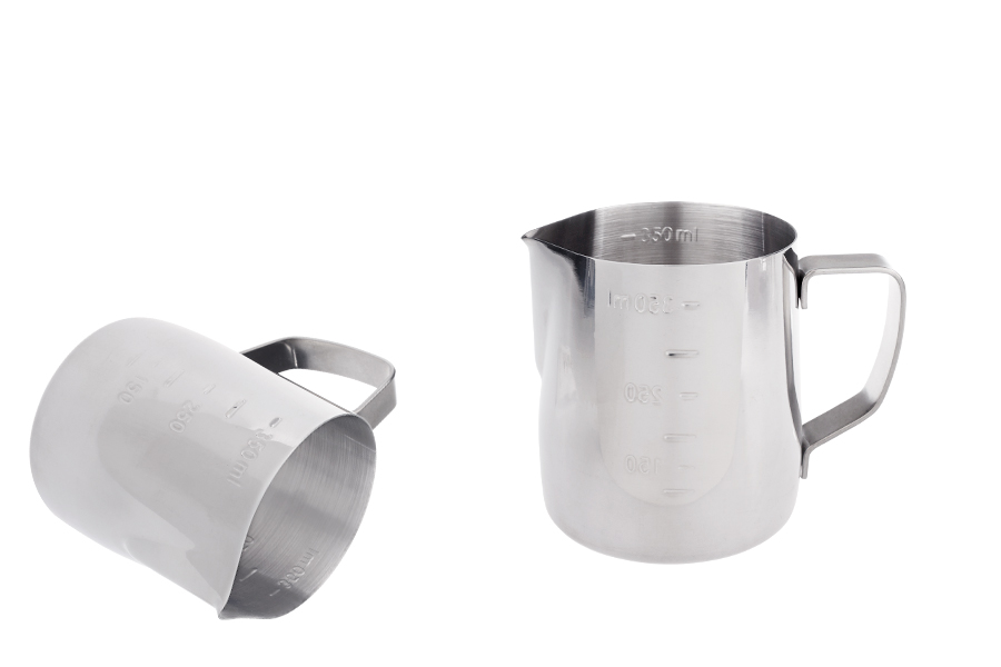 Posuda od nerđajućeg čelika (Inox) sa menzurom i drškom 350mL-slika_proizvoda