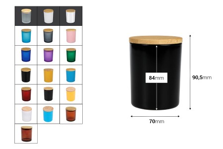 Staklena tegla 200 mL sa bambus sigurnosnim poklopcem i gumom-dimenzije_slike
