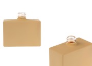 Staklena bočica za parfem 30 mL (15/400) pravougaonog oblika i gumirane bež boje-slika_proizvoda
