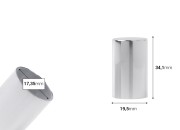 Aluminijumski srebrni zatvarač za sprej za Crimp bočice Aluminijumski srebrni zatvarač za sprej za Crimp bočice