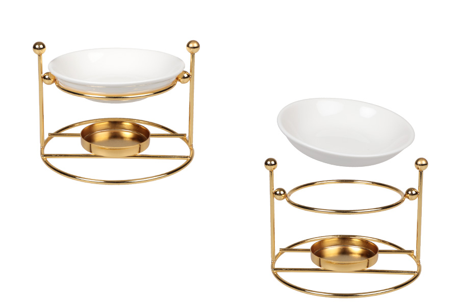 Metalni osveživač prostora sa keramičkom osnovom za sveće i ulja-slika_proizvoda